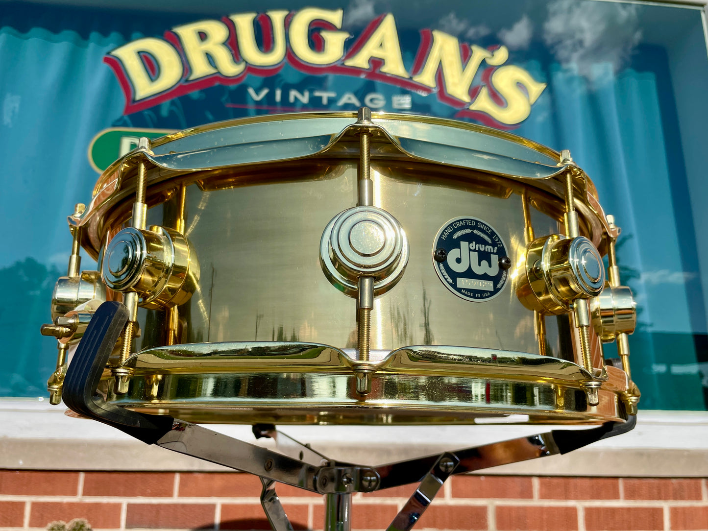 2000 Drum Workshop Collector's Series 5x14 Brass Snare w/ Brass Hardware DW