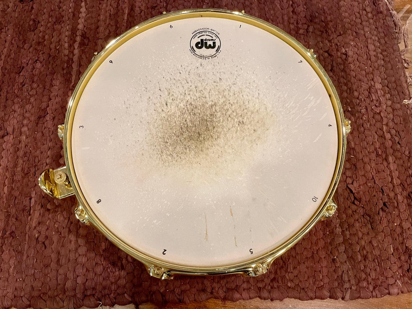 2000 Drum Workshop Collector's Series 5x14 Brass Snare w/ Brass Hardware DW