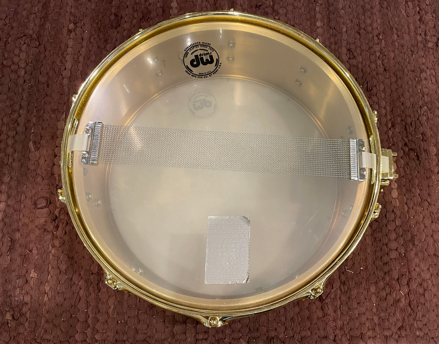 2000 Drum Workshop Collector's Series 5x14 Brass Snare w/ Brass Hardware DW