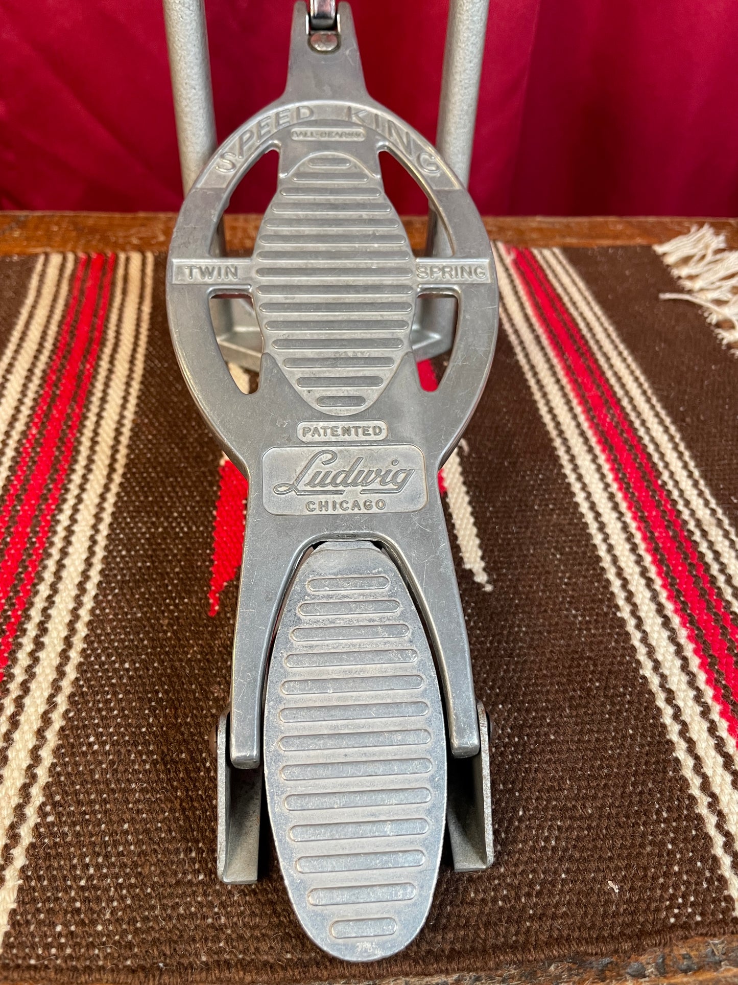 1960s Ludwig No. 201 Speed King Twin Spring Bass Drum Pedal