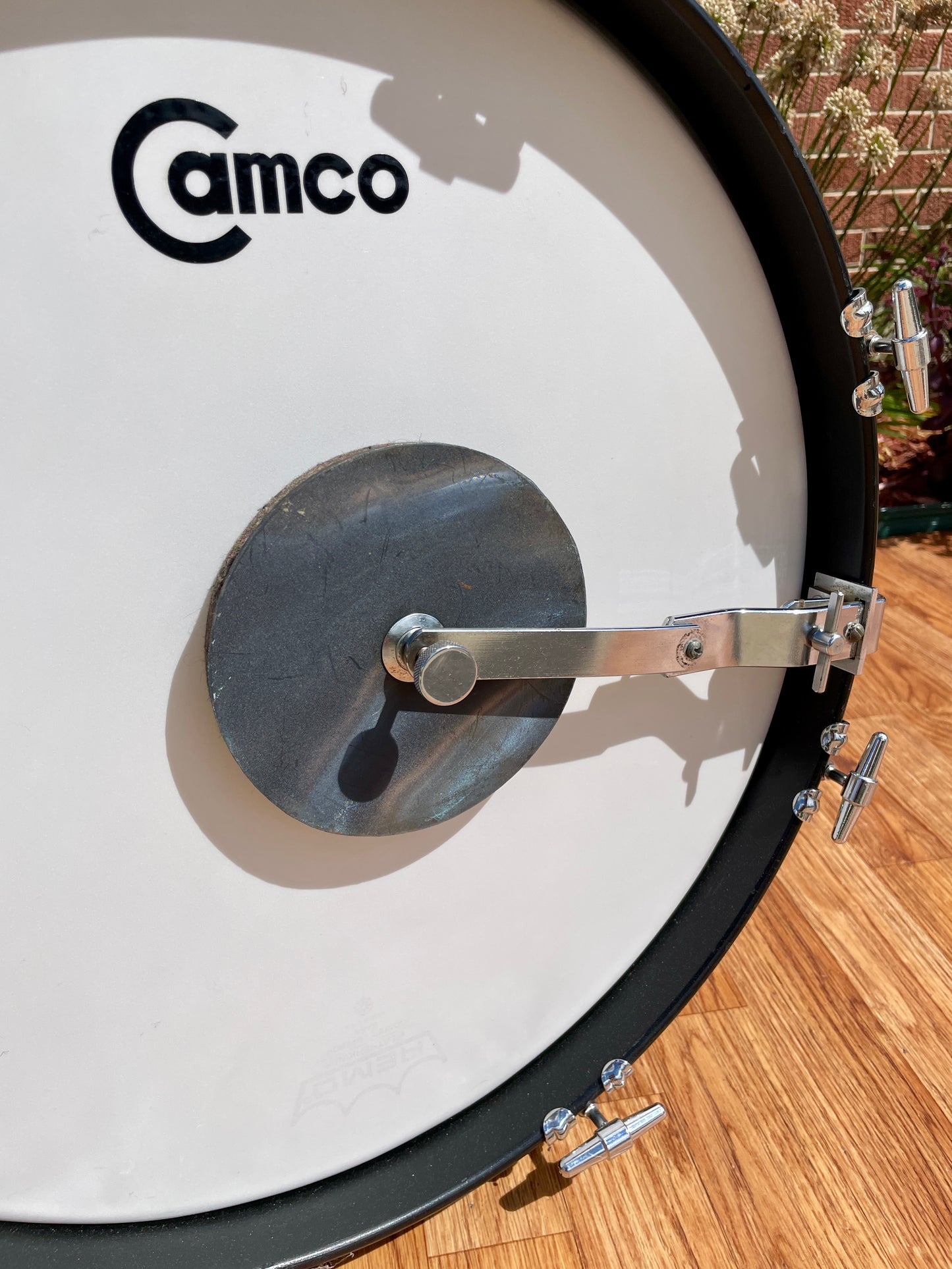 1960s Camco Aristocrat Bop Drum Set Charcoal Moire 18/12/14 w/ 5x14 Snare