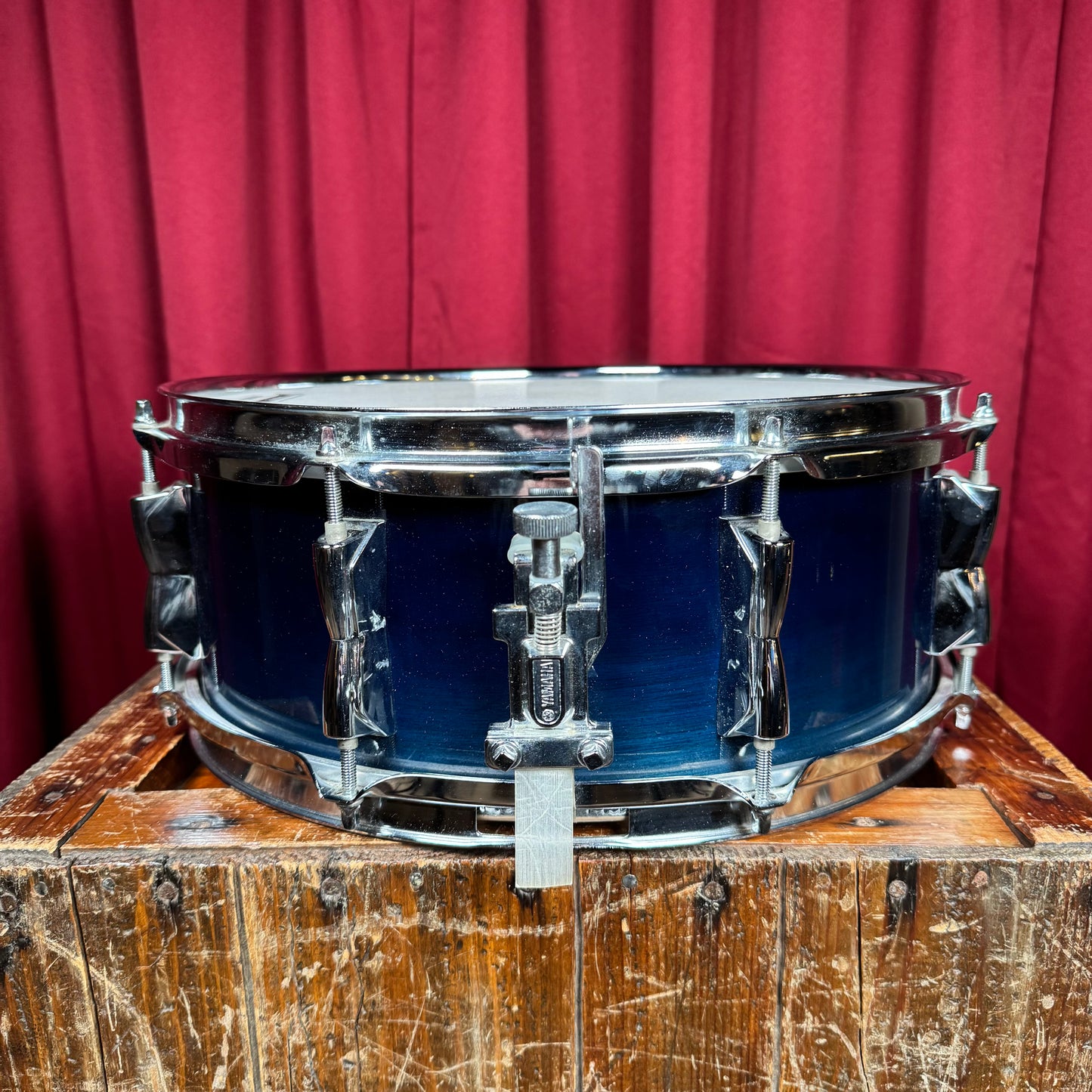 Yamaha Wood Shell 6x14 Snare Drum Dark Blue