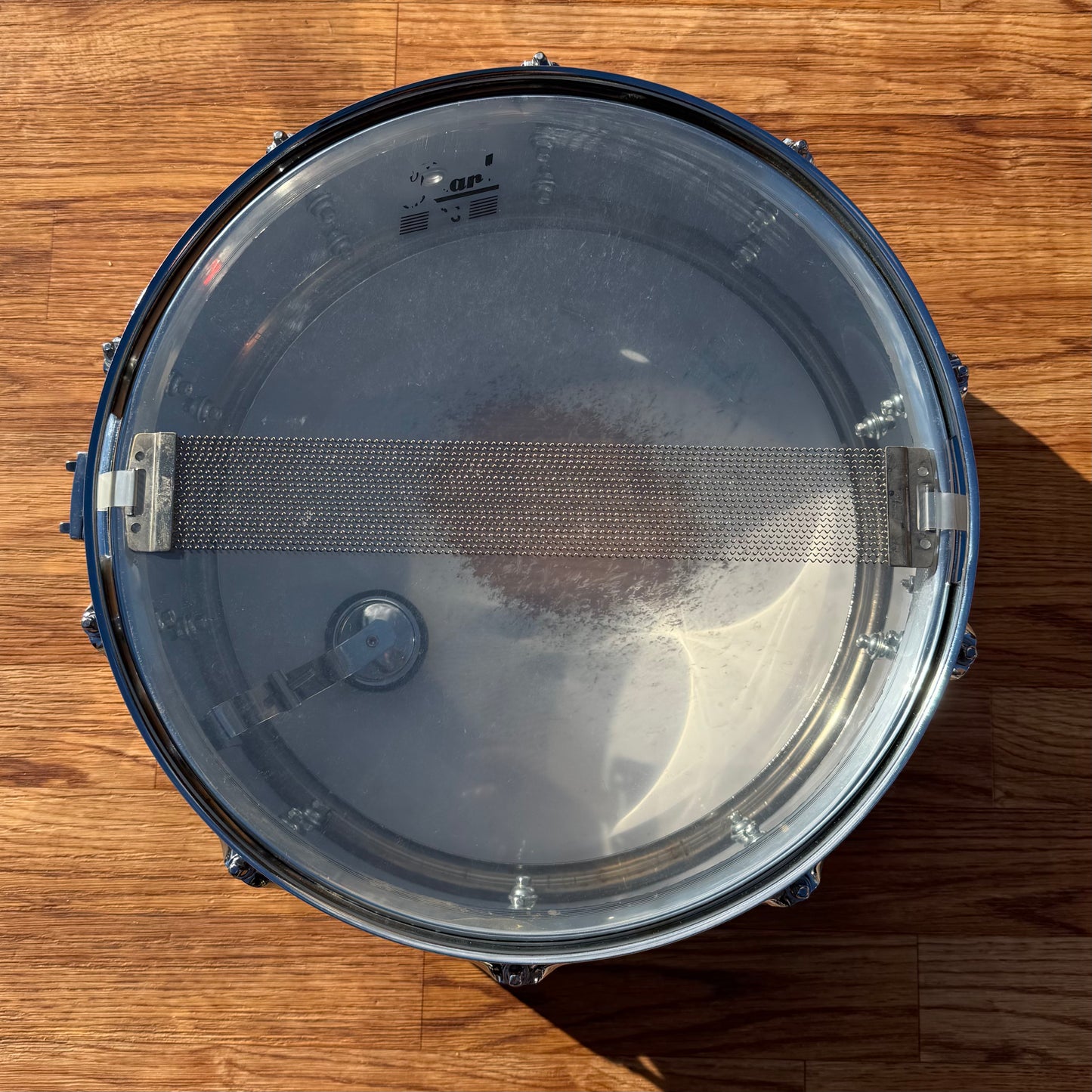 2000s Pearl Steel 5.5x14 Snare Drum 10-Lug Chrome Over Steel