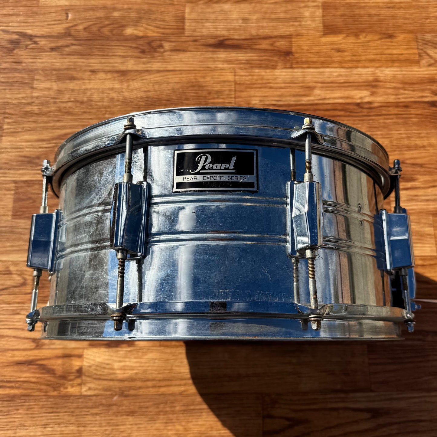 Pearl Export Series 6.5x14 Snare Drum Mirror Chrome