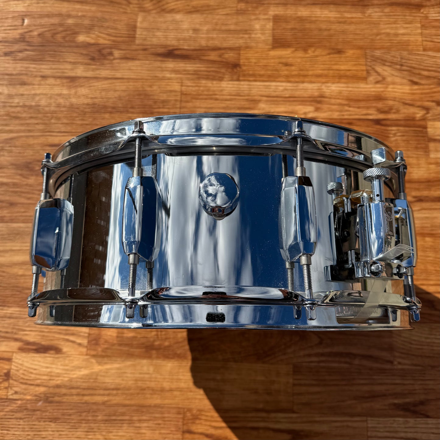 2000s Pearl Steel Shell 5.5x14 Snare Drum 10-Lug Chrome Over Steel
