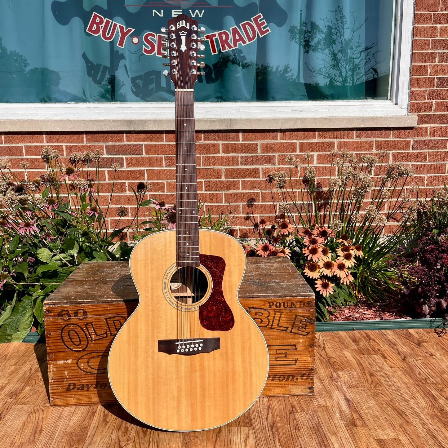 Guild F-1512E Westerly Collection 12-String Acoustic Electric Guitar Natural w/ Original Case