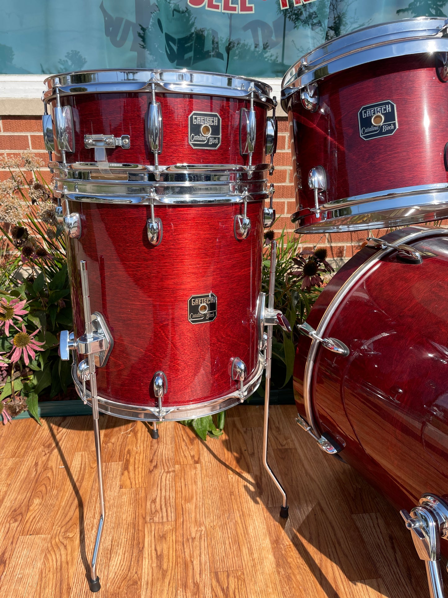 Gretsch Catalina Birch Drum Set Dark Walnut 22/10/12/14 w/ 5x14 Snare