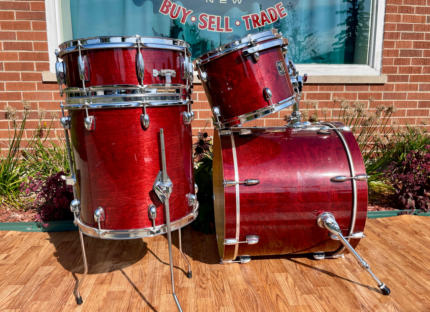 Gretsch Catalina Birch Drum Set Dark Walnut 22/10/12/14 w/ 5x14 Snare