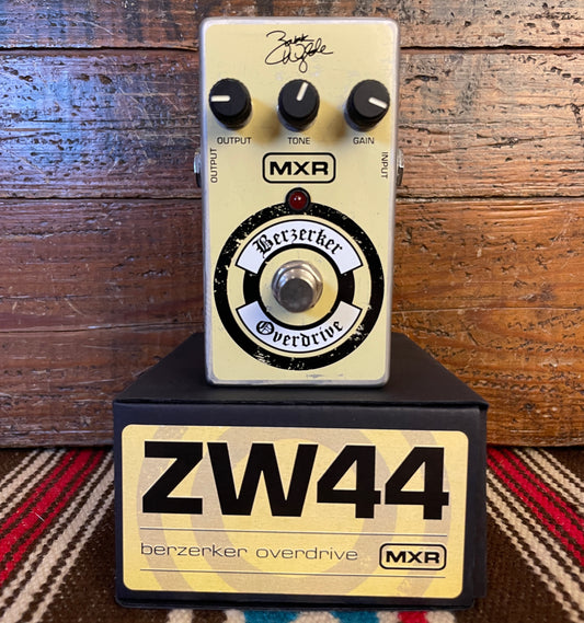 MXR Berzerker Overdrive Pedal ZW44 Zakk Wylde w/ Box