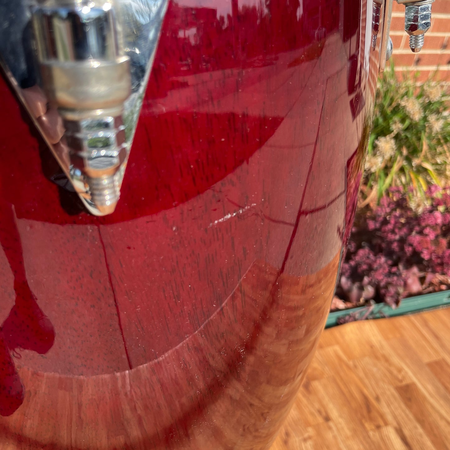 2000s LP Classic Model Wood Quinto & Conga Set w/ Stand & Bags Latin Percussion