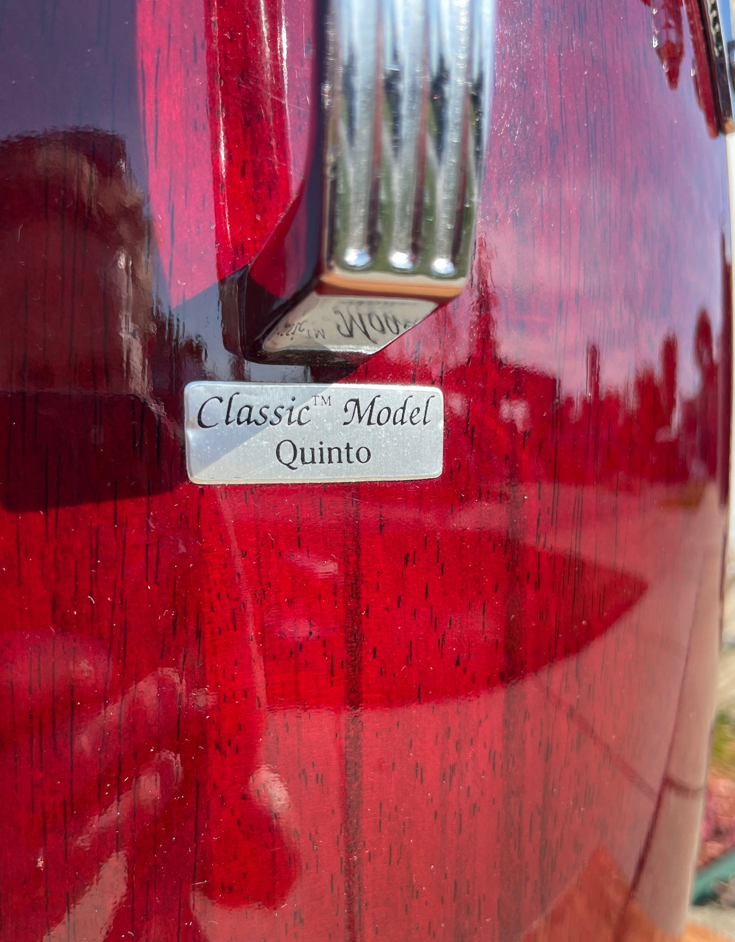 2000s LP Classic Model Wood Quinto & Conga Set w/ Stand & Bags Latin Percussion