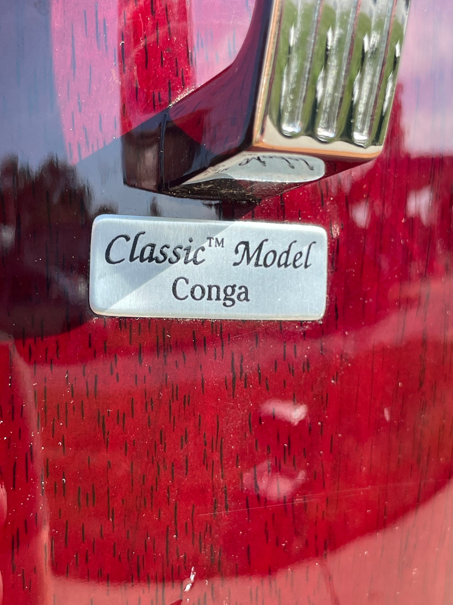 2000s LP Classic Model Wood Quinto & Conga Set w/ Stand & Bags Latin Percussion