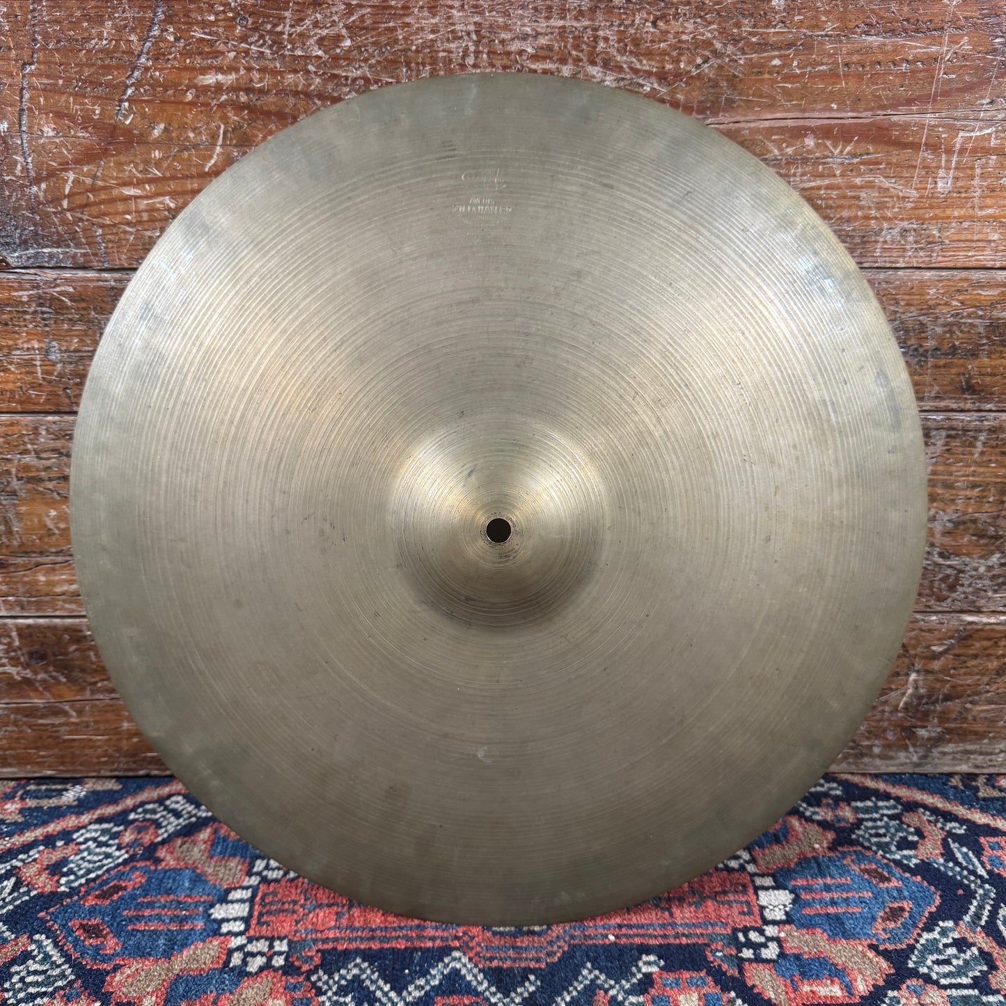 16" Zildjian A 1950s Trans Stamp Hi-Hat Cymbal Pair 1000g/1084g *Video Demo*