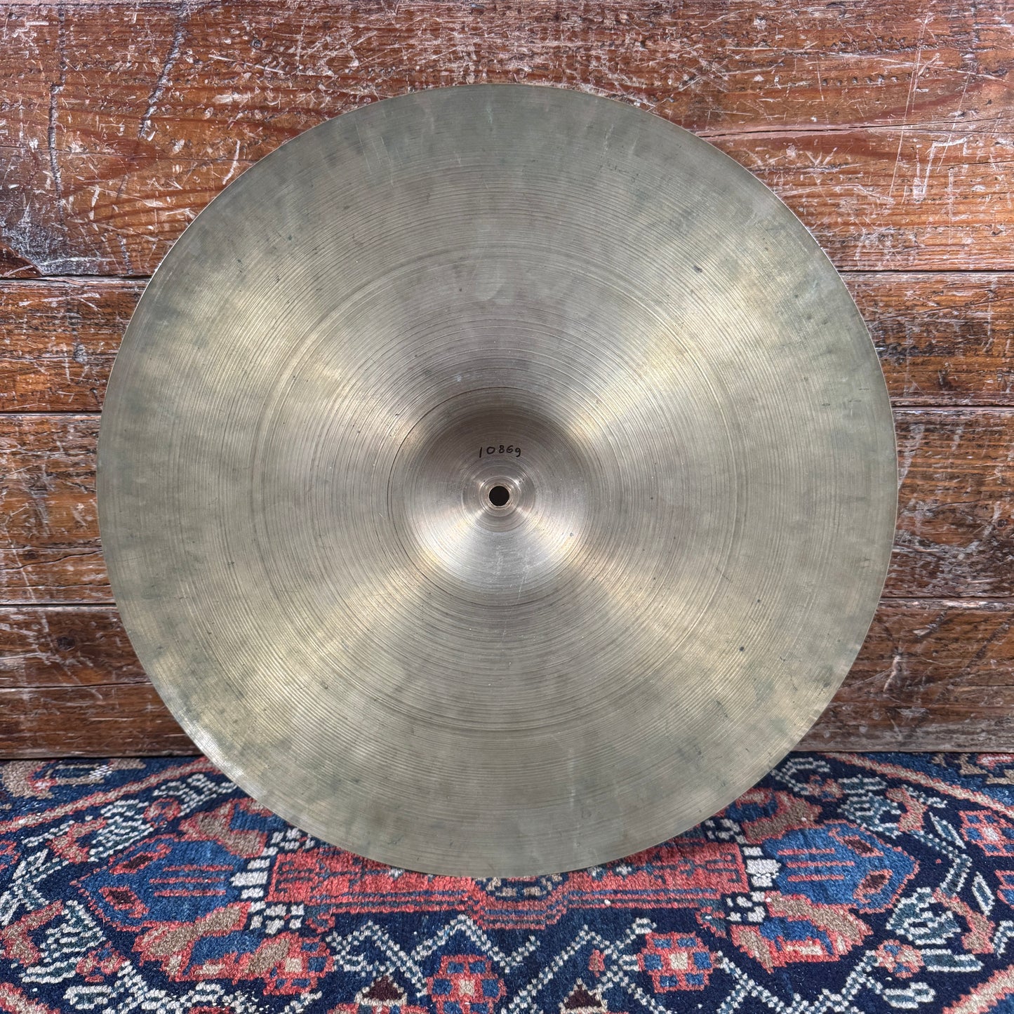 16" Zildjian A 1950s Trans Stamp Hi-Hat Cymbal Pair 1000g/1084g *Video Demo*