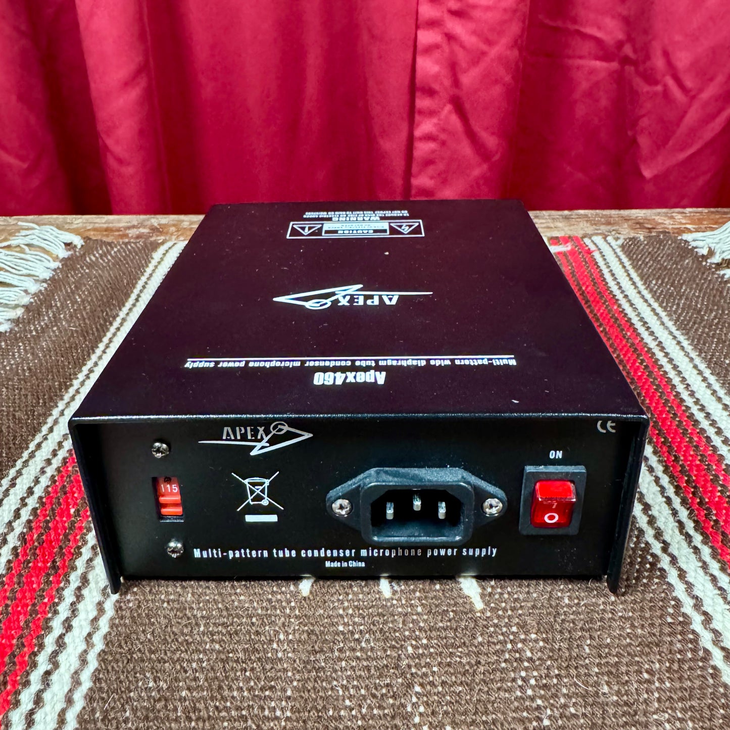 Advanced Audio Modded Apex 460 Multi-Pattern Tube Condenser Microphone w/ Case