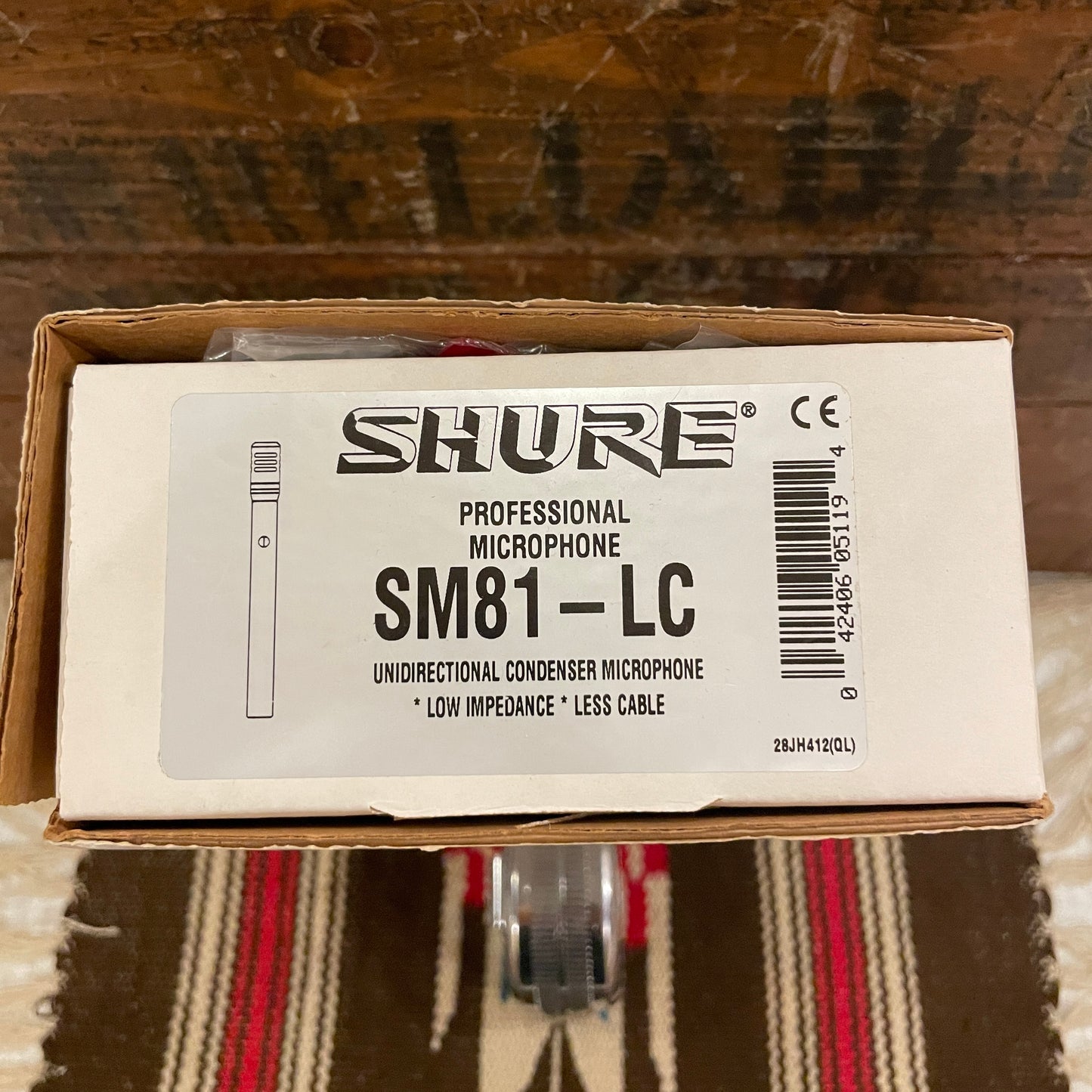 Shure SM81 Small Diaphragm Cardioid Condenser Microphone w/ Box