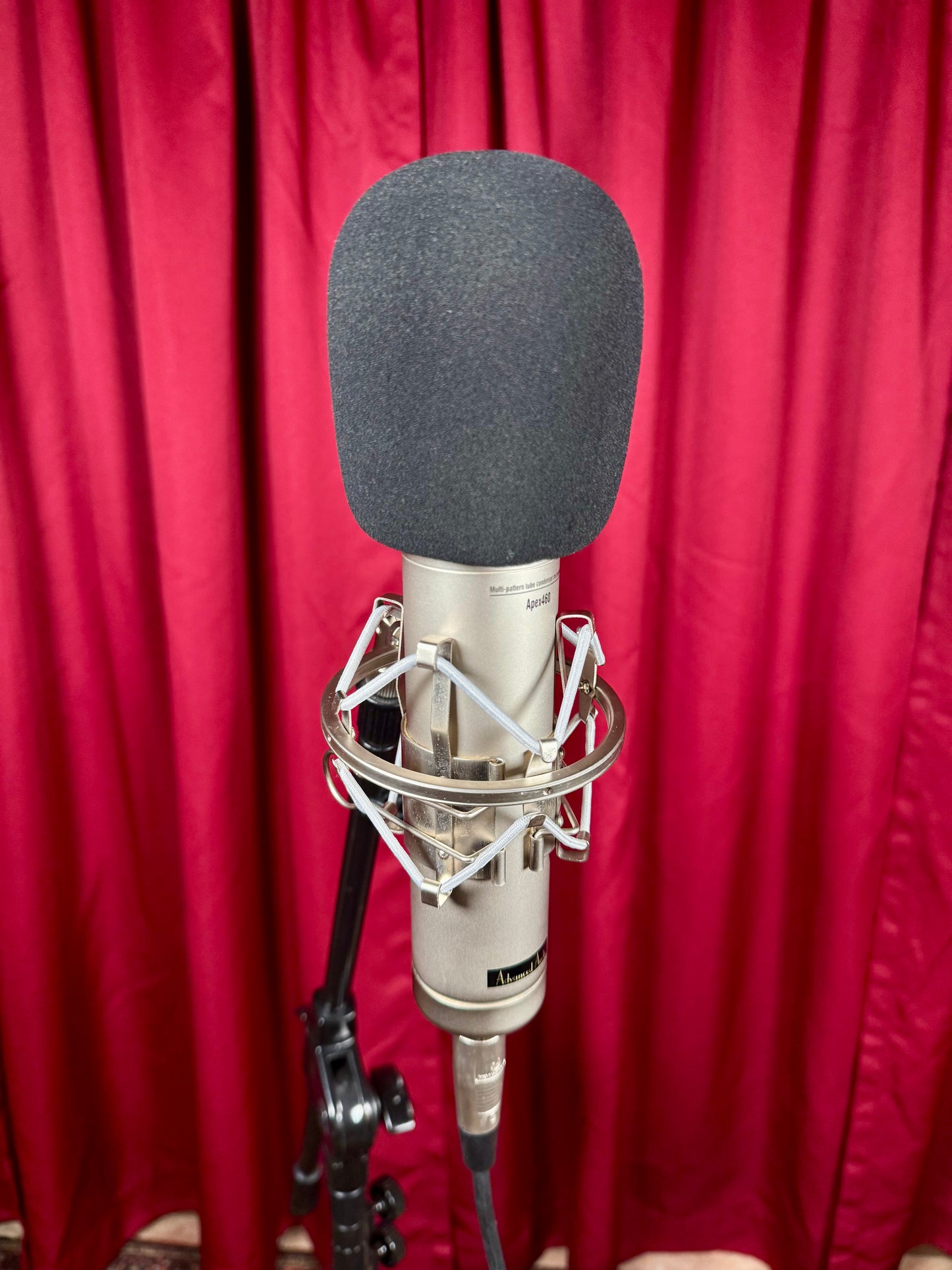 Advanced Audio Modded Apex 460 Multi-Pattern Tube Condenser Microphone w/ Case