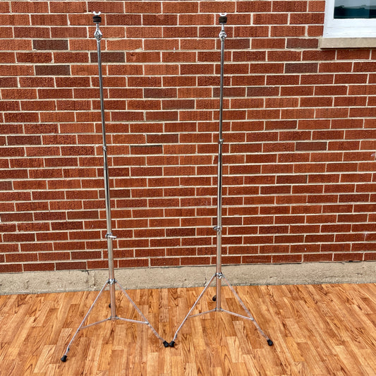 1980s Ludwig No. 1402 Atlas Straight Cymbal Stand Pair