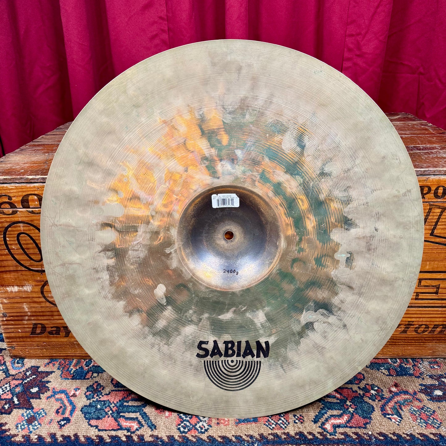 20" Sabian HHX Evolution Ride Cymbal 2400g Dave Weckl *Video Demo*