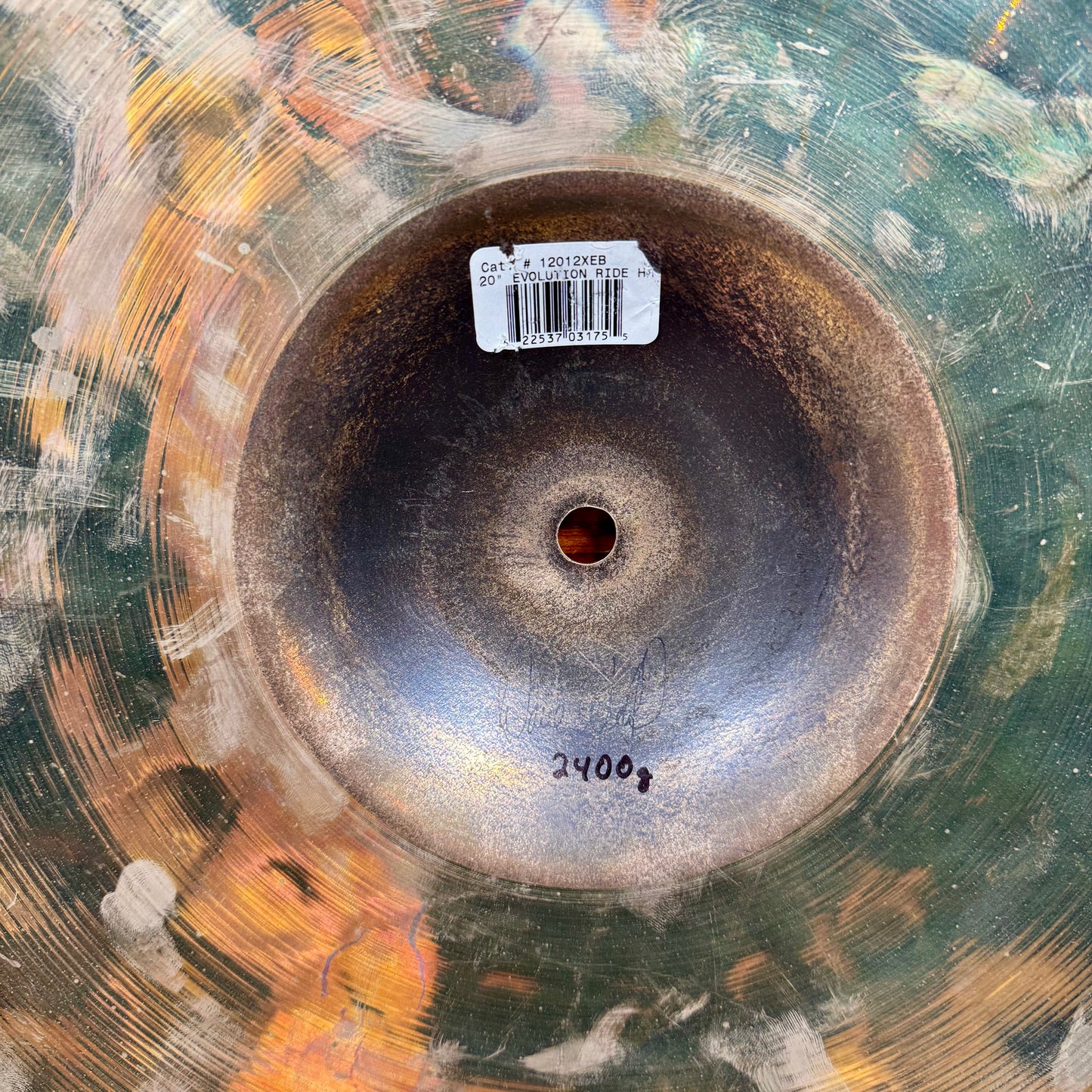 20" Sabian HHX Evolution Ride Cymbal 2400g Dave Weckl *Video Demo*