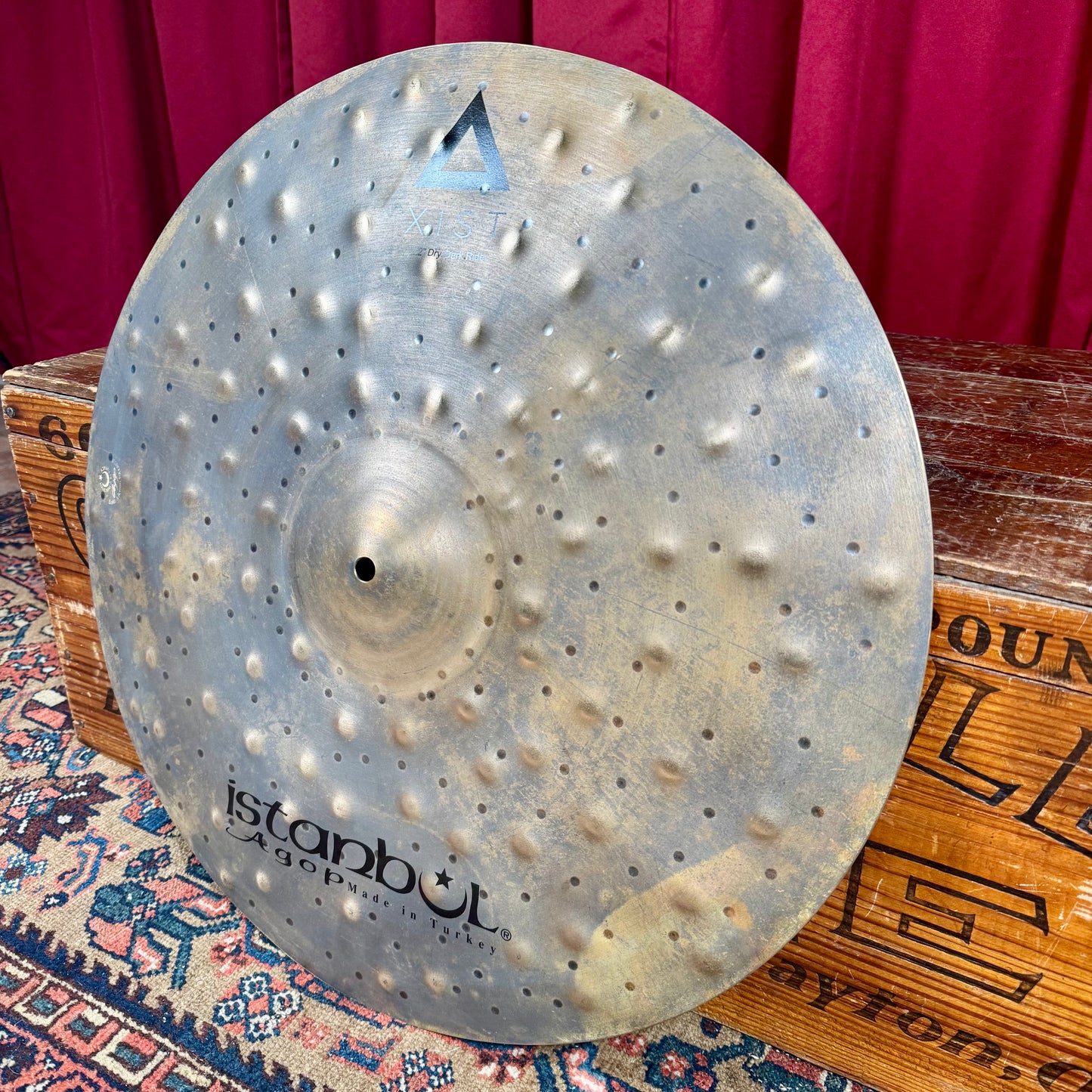 22" Istanbul Agop Xist Dry Dark Ride Cymbal 2738g *Video Demo*
