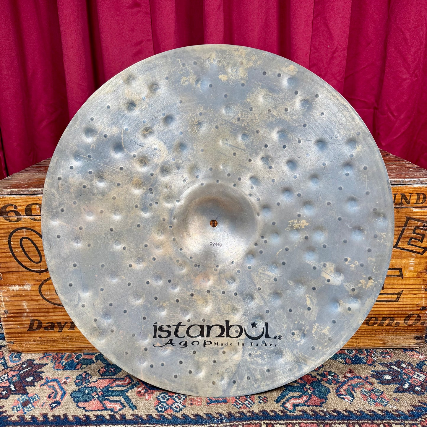 22" Istanbul Agop Xist Dry Dark Ride Cymbal 2738g *Video Demo*