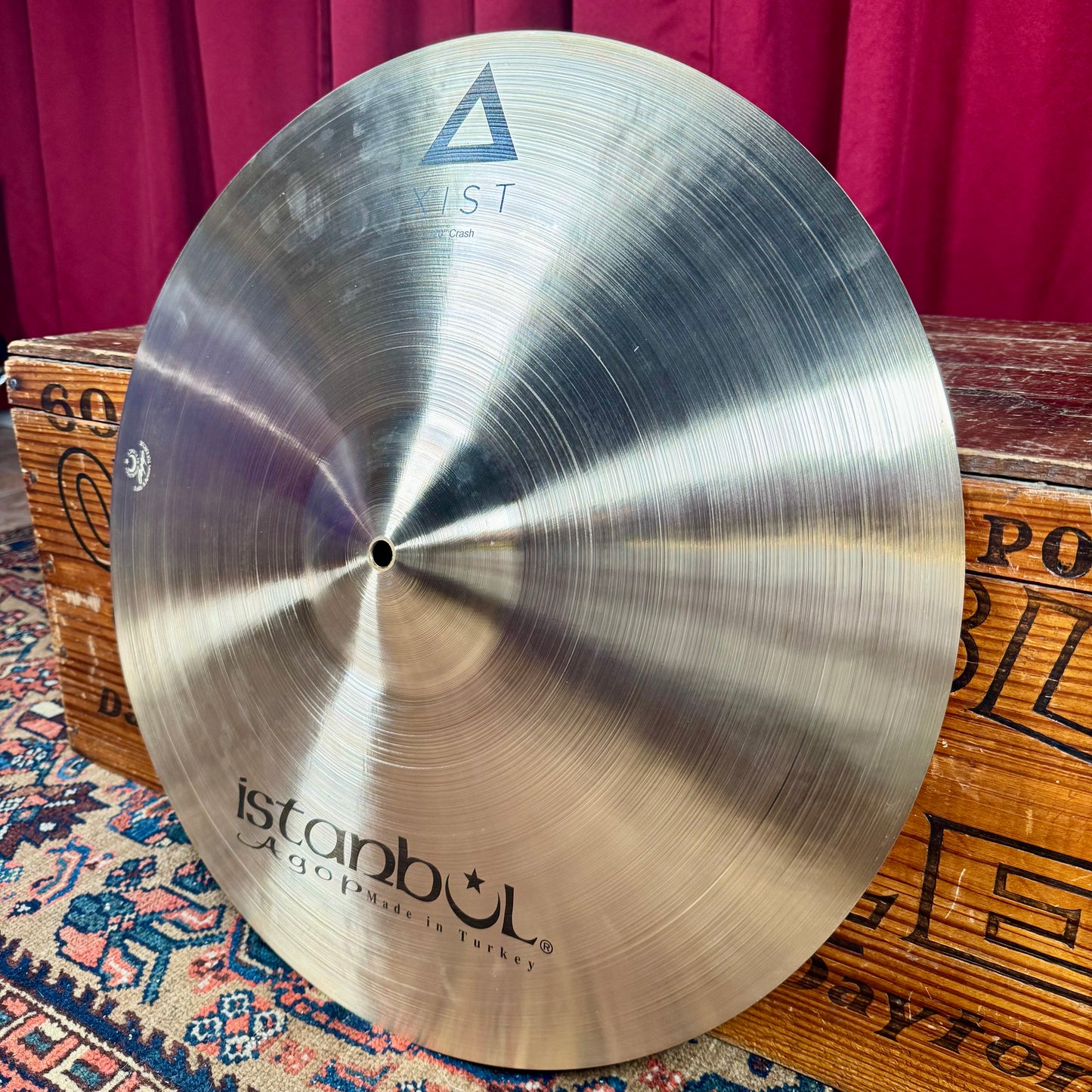 20" Istanbul Agop Xist Natural Crash Cymbal 1822g *Video Demo*