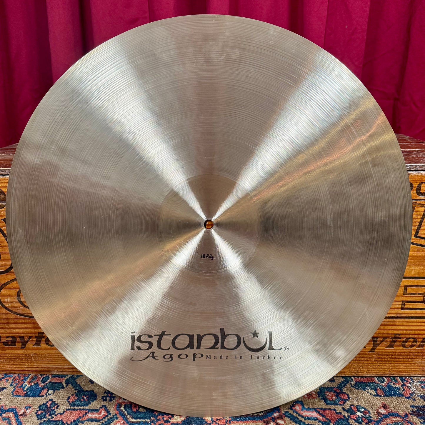 20" Istanbul Agop Xist Natural Crash Cymbal 1822g *Video Demo*