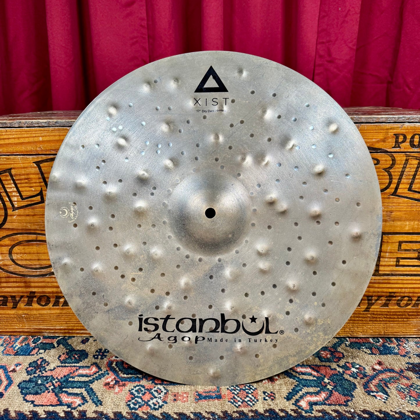 17" Istanbul Agop Xist Dry Dark Hi-Hat Cymbal Pair 1072g/1488g *Video Demo*