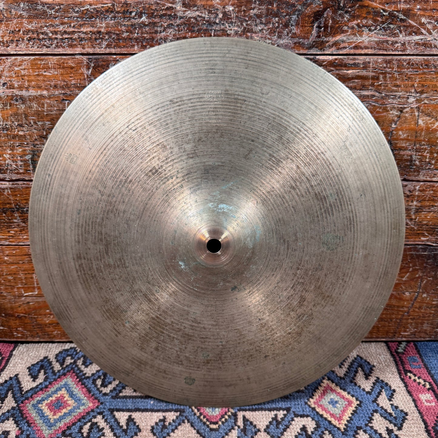 14" Zildjian A 1950s Early 1st Gen. New Beat Hi-Hat Cymbal Pair 844g/1260g *Video Demo*