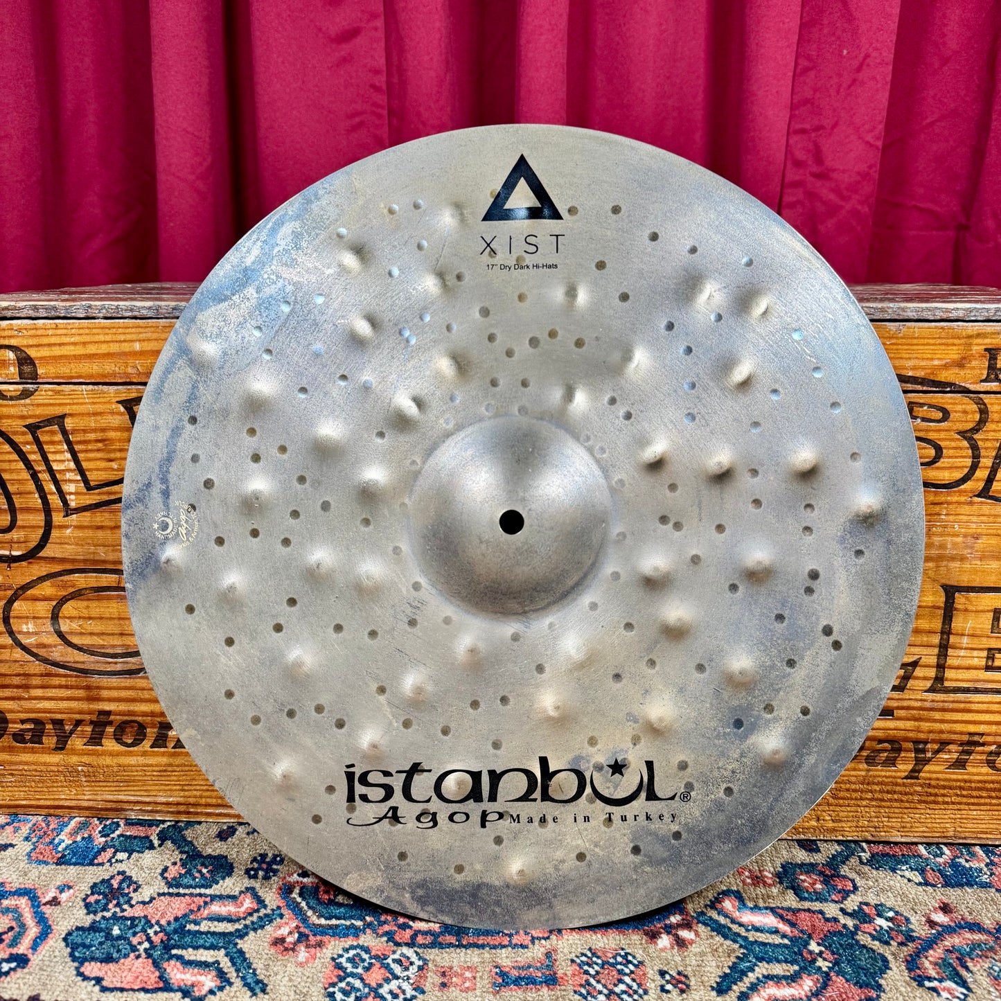 17" Istanbul Agop Xist Dry Dark Hi-Hat Cymbal Pair 1072g/1488g *Video Demo*