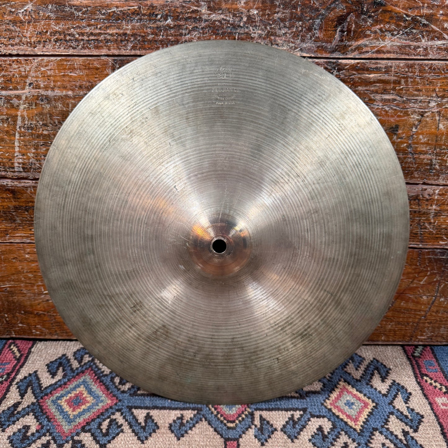 14" Zildjian A 1950s Early 1st Gen. New Beat Hi-Hat Cymbal Pair 844g/1260g *Video Demo*