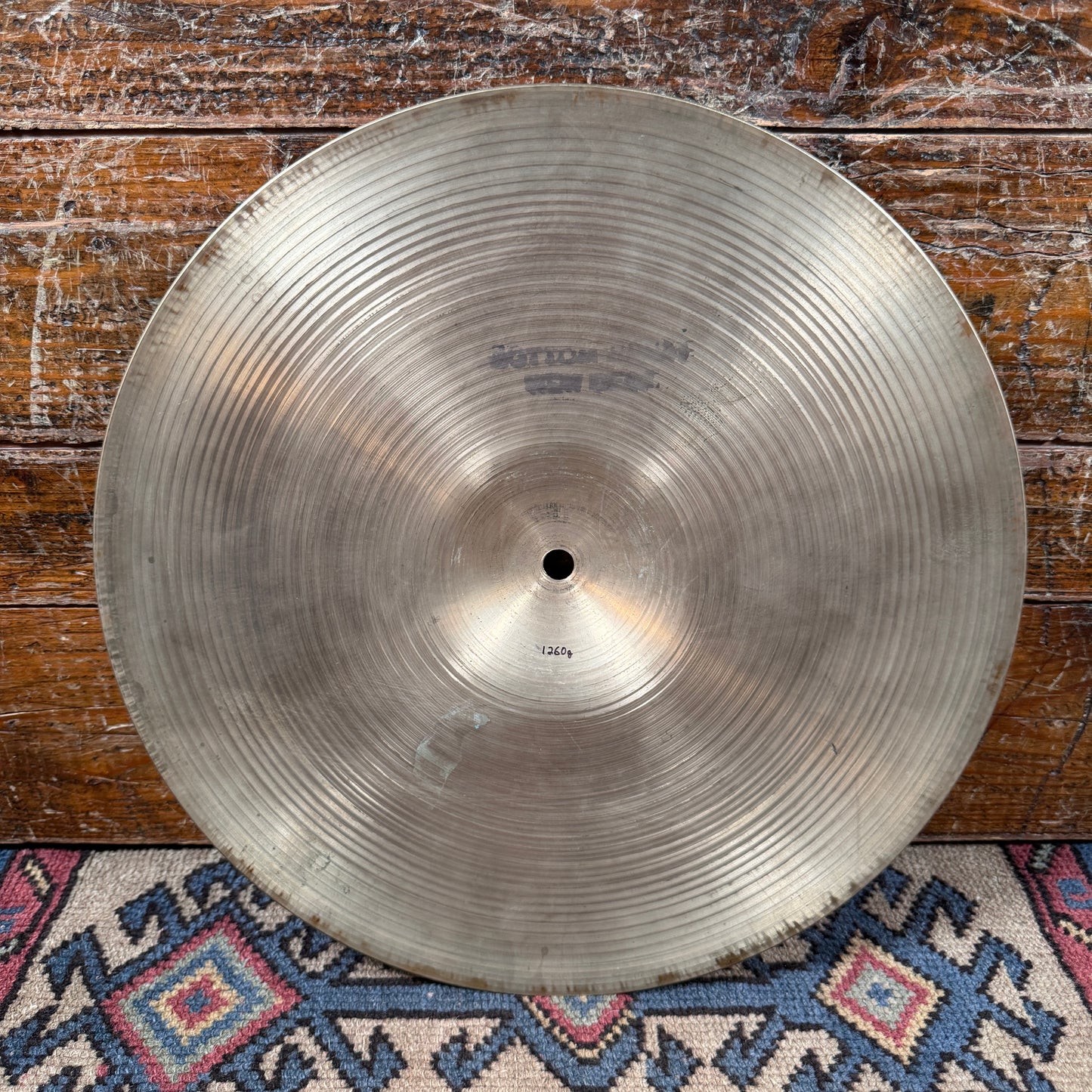 14" Zildjian A 1950s Early 1st Gen. New Beat Hi-Hat Cymbal Pair 844g/1260g *Video Demo*