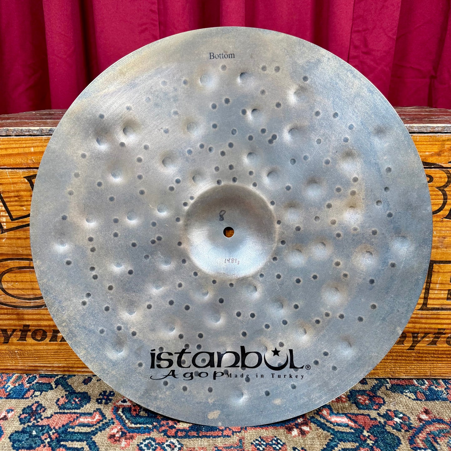 17" Istanbul Agop Xist Dry Dark Hi-Hat Cymbal Pair 1072g/1488g *Video Demo*