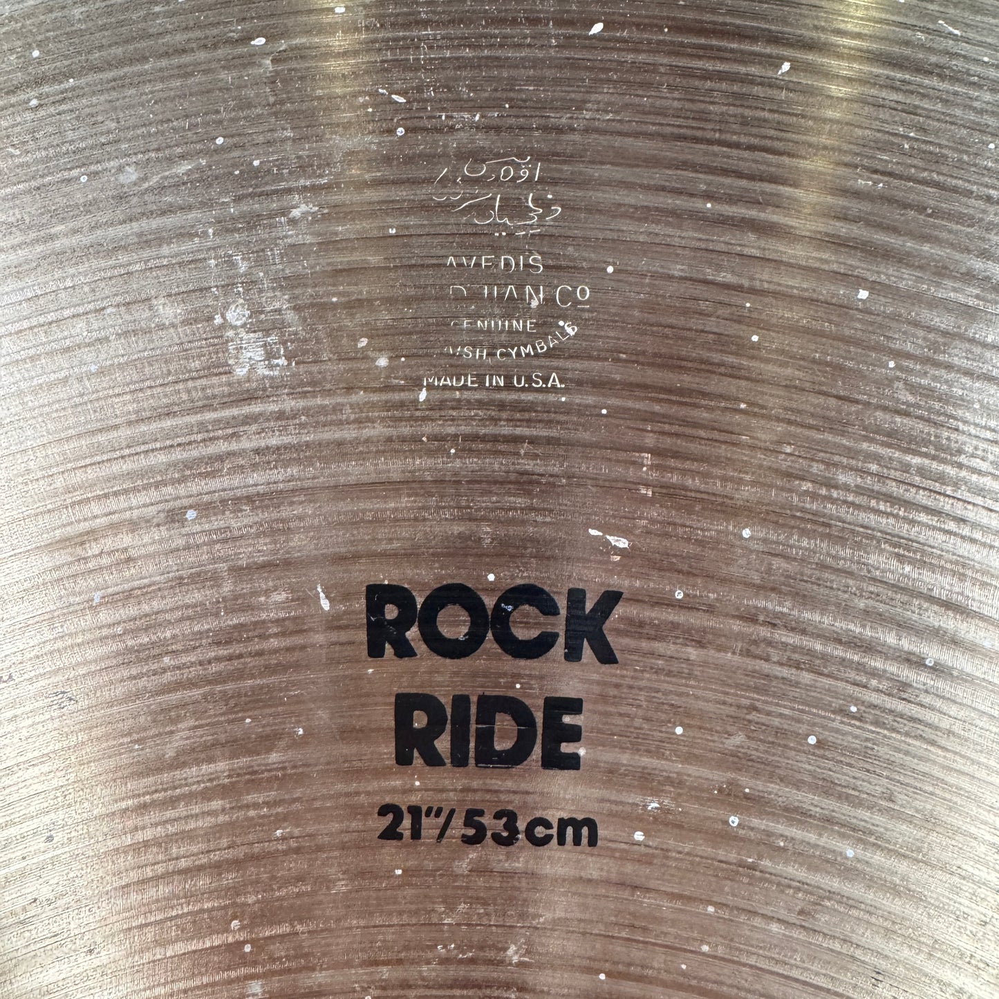 21" Zildjian A 1980s Rock Ride Cymbal 3276g *Video Demo*