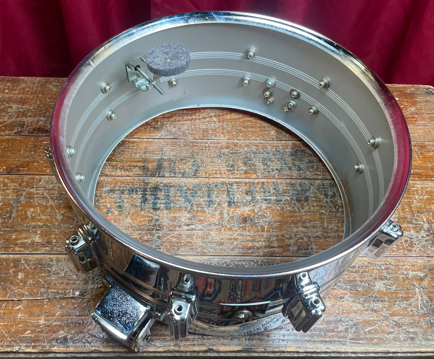 1980s Tama Imperialstar 8056 6.5x14 Mastercraft Seamless Steel Snare Drum
