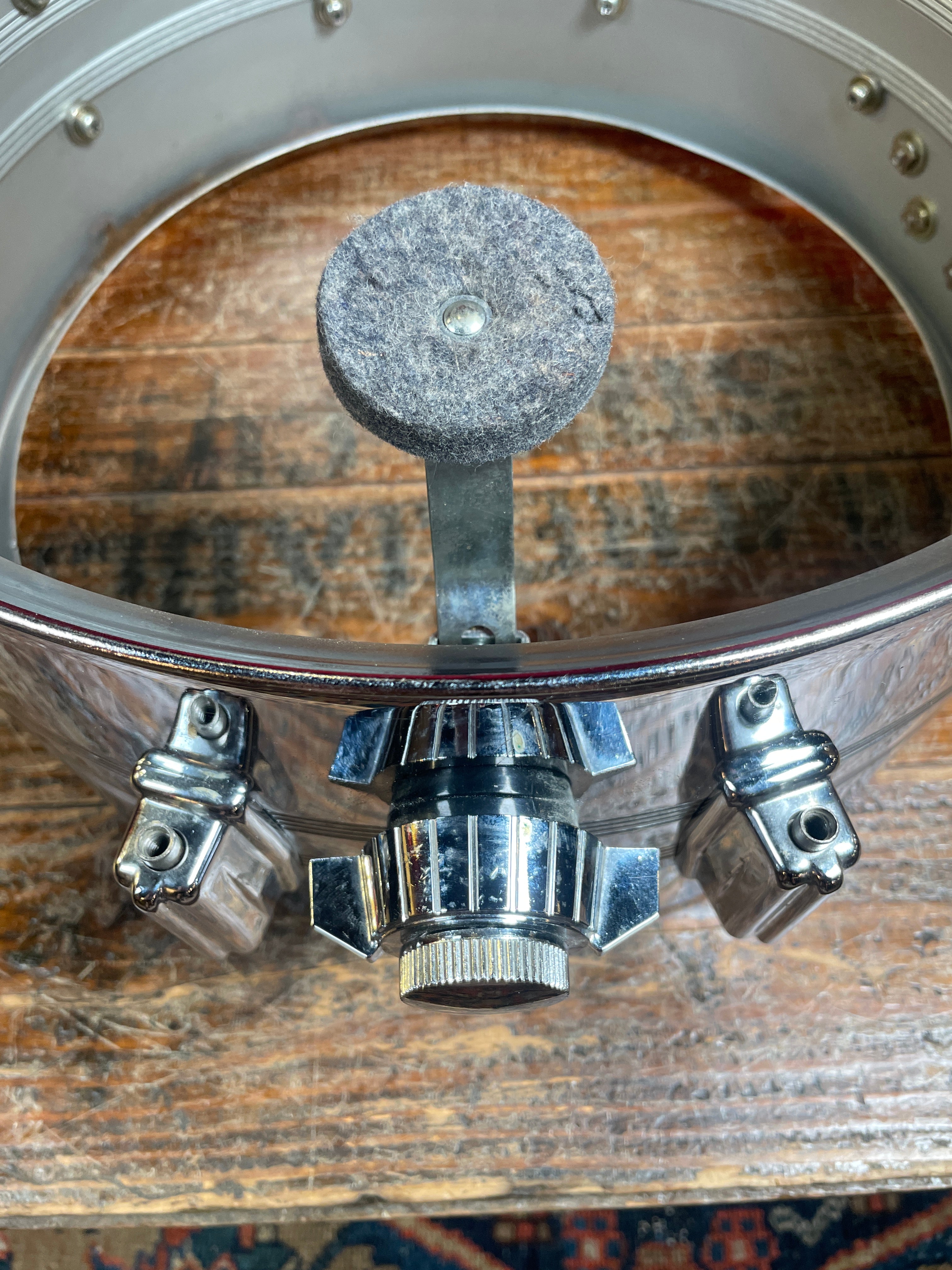 1980s Tama Imperialstar 8056 6.5x14 Mastercraft Seamless Steel