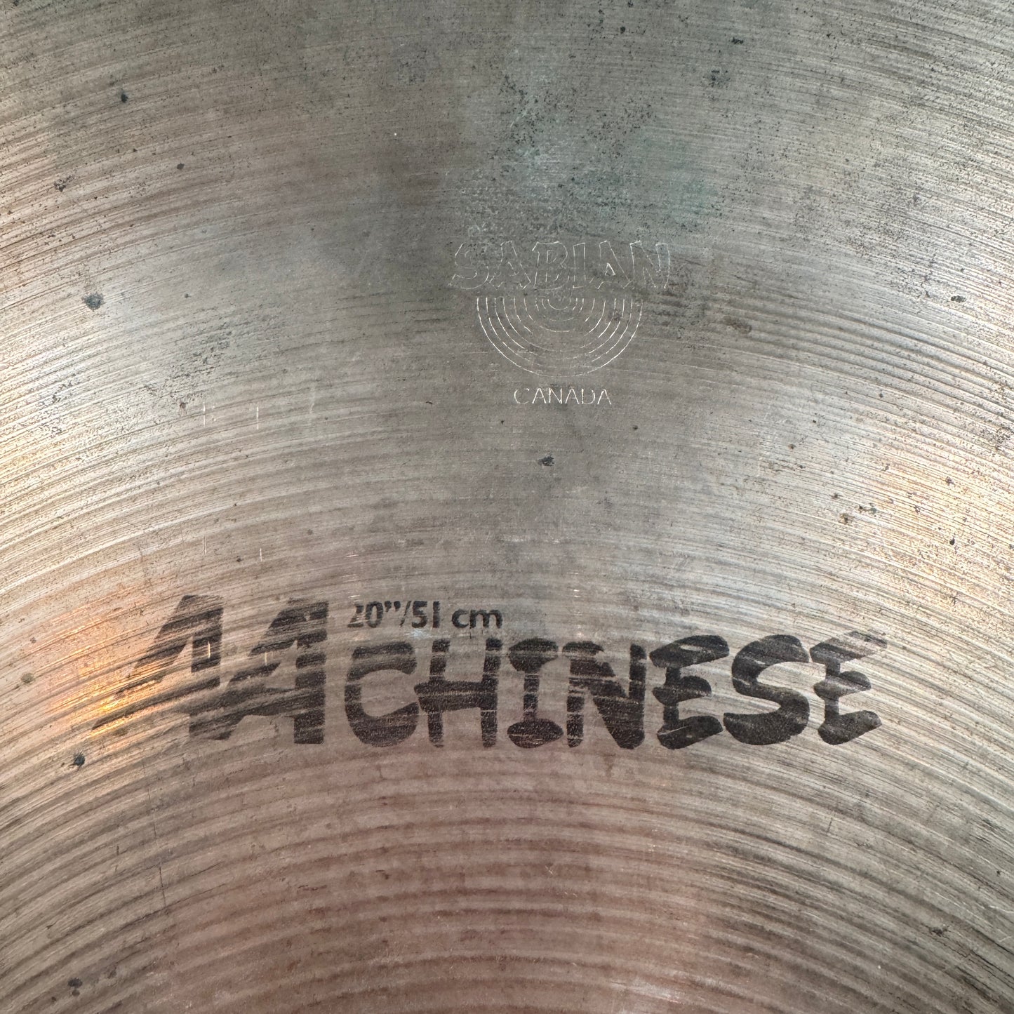 20" Sabian AA Chinese China Cymbal 1850g *Video Demo*