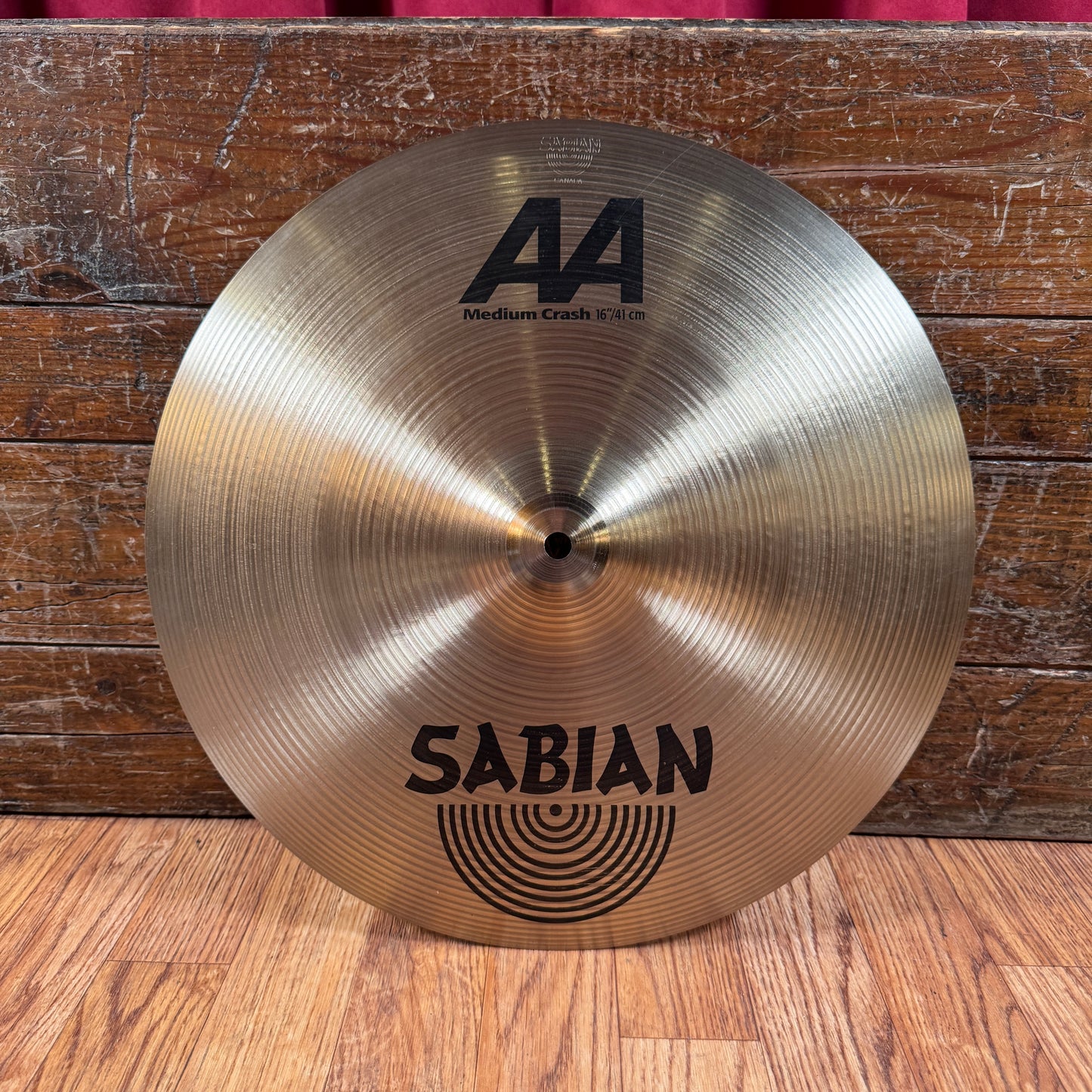 16" Sabian AA Medium Crash Cymbal 1246g *Video Demo*