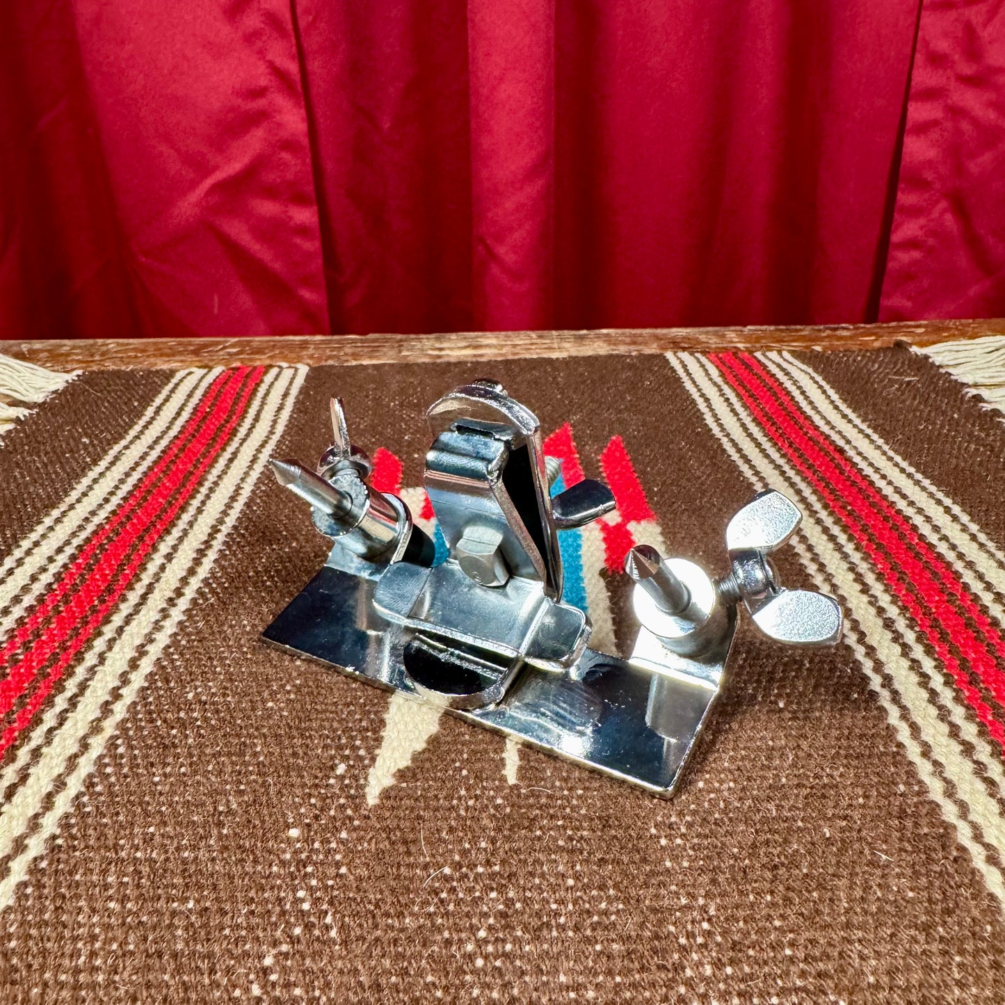 1970s Ludwig Bass Drum Anchor No. 1304-1 Chrome