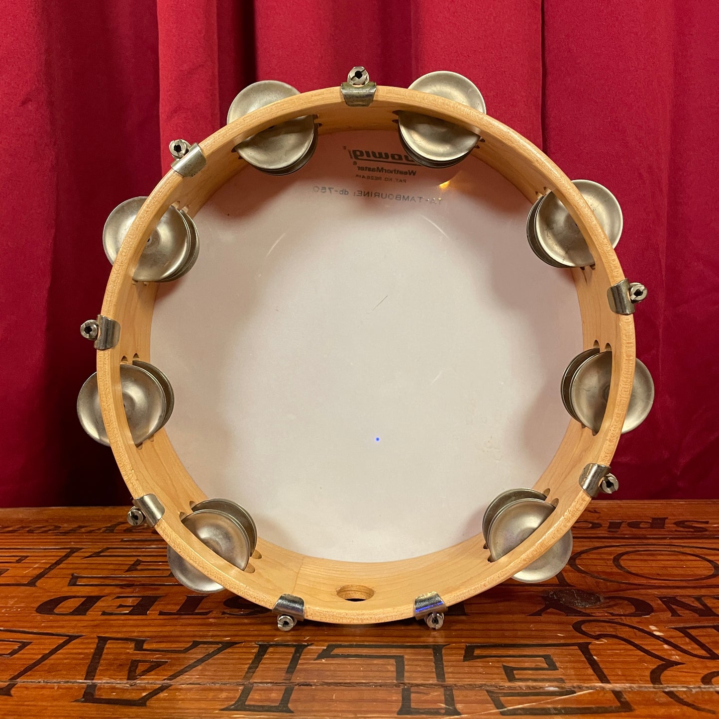 Ludwig 1970s 10" Tunable Double Row Tambourine