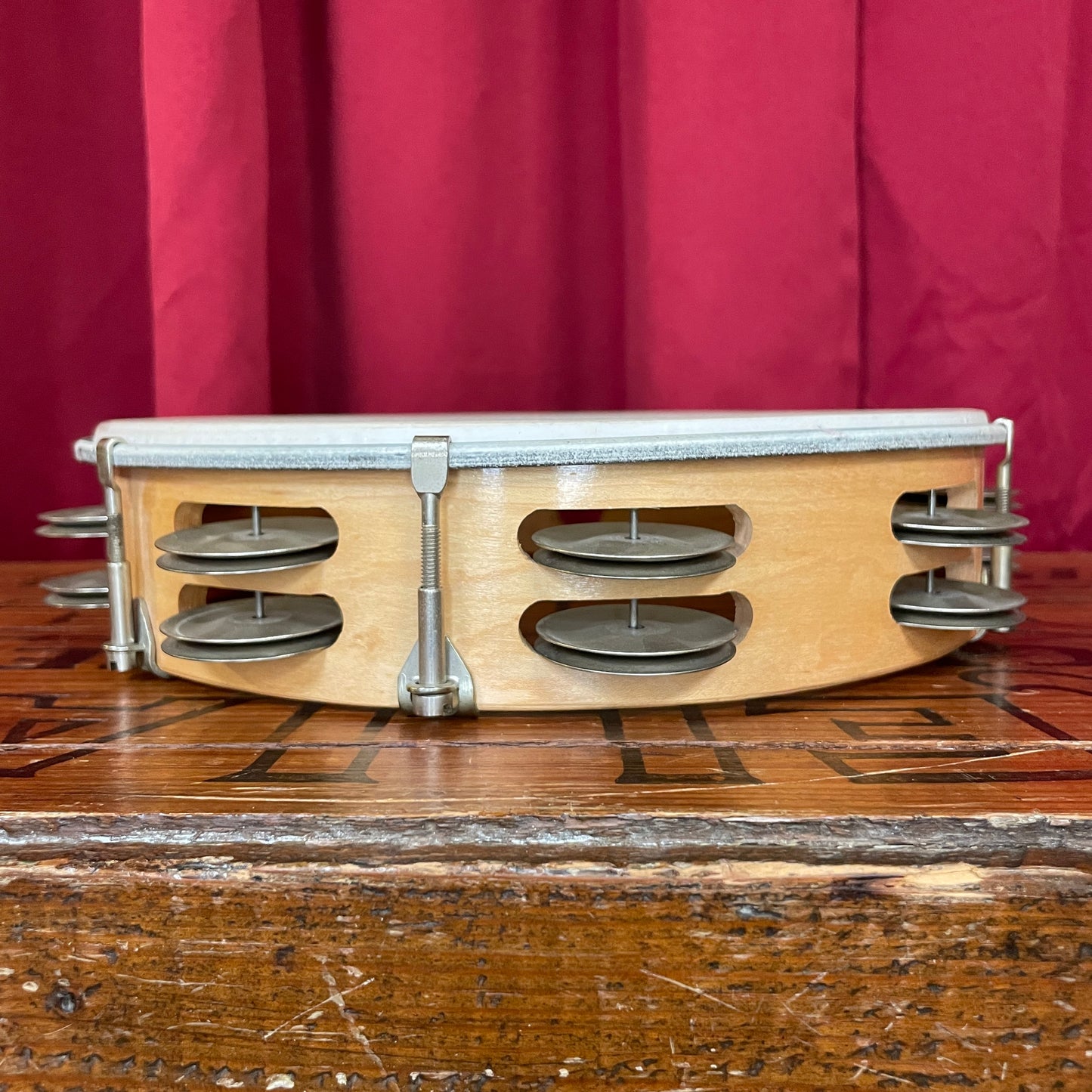 Ludwig 1970s 10" Tunable Double Row Tambourine