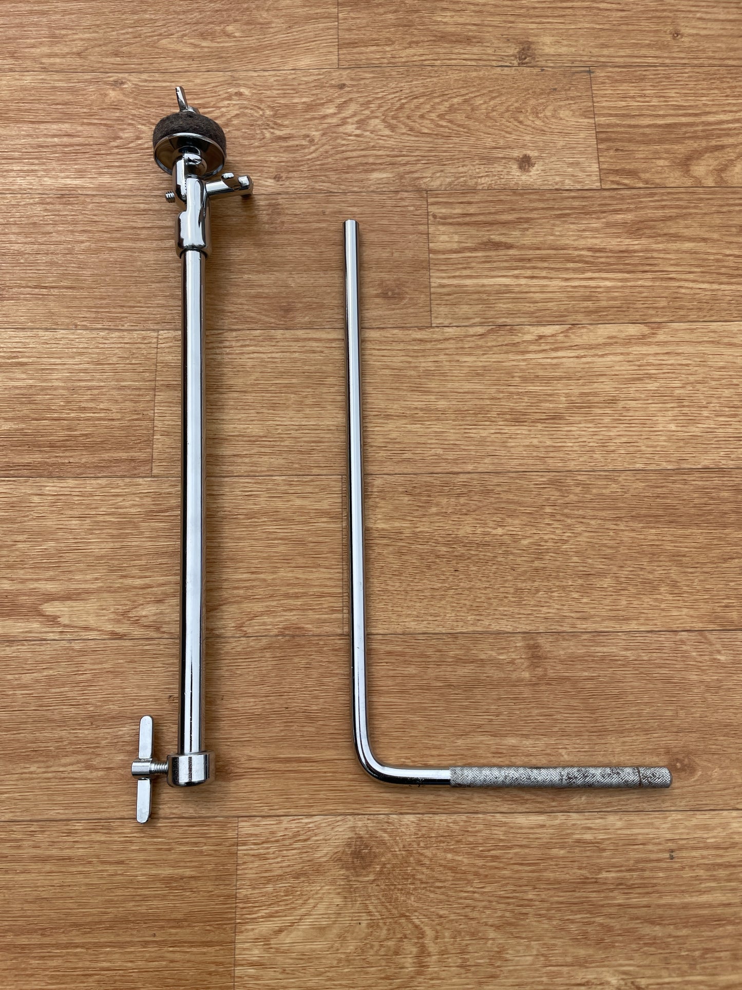 1970s Slingerland No. 599 Adjustable L-Arm Cymbal Holder Chrome