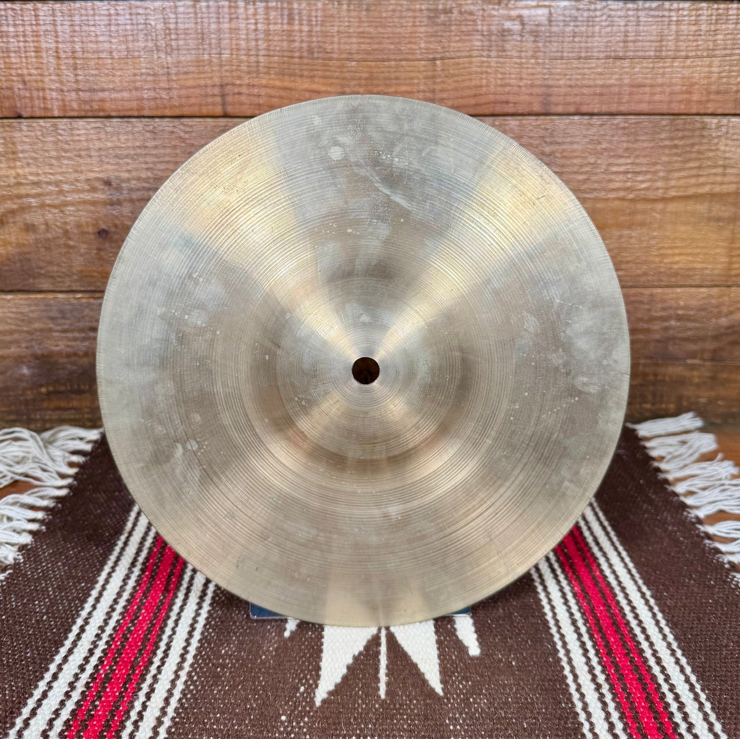 10" 1960s Zanchi Roto Cast Splash Cymbal Made in Italy 254g *Video Demo*