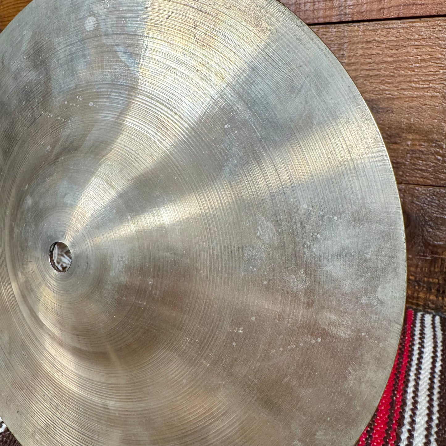 10" 1960s Zanchi Roto Cast Splash Cymbal Made in Italy 254g *Video Demo*