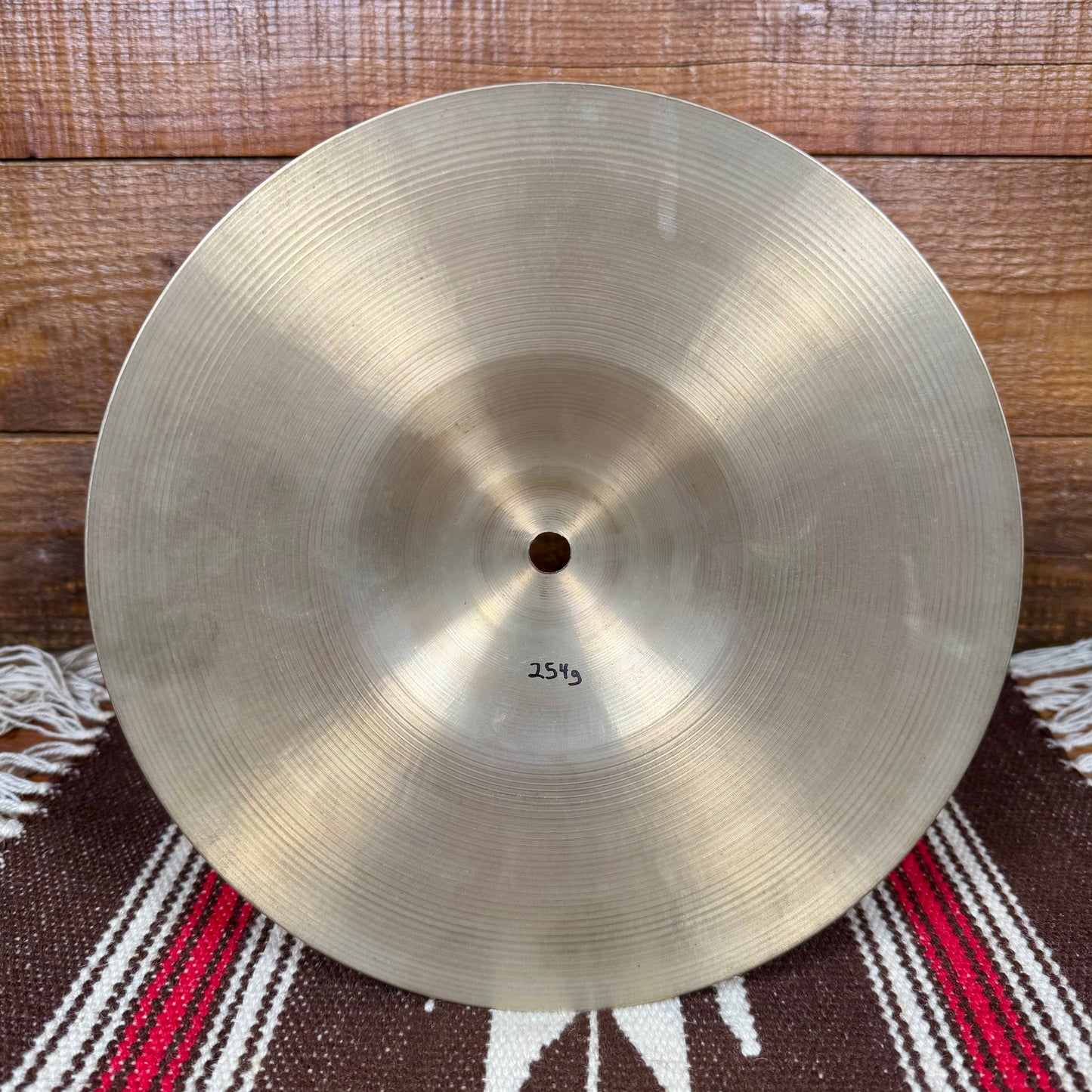 10" 1960s Zanchi Roto Cast Splash Cymbal Made in Italy 254g *Video Demo*