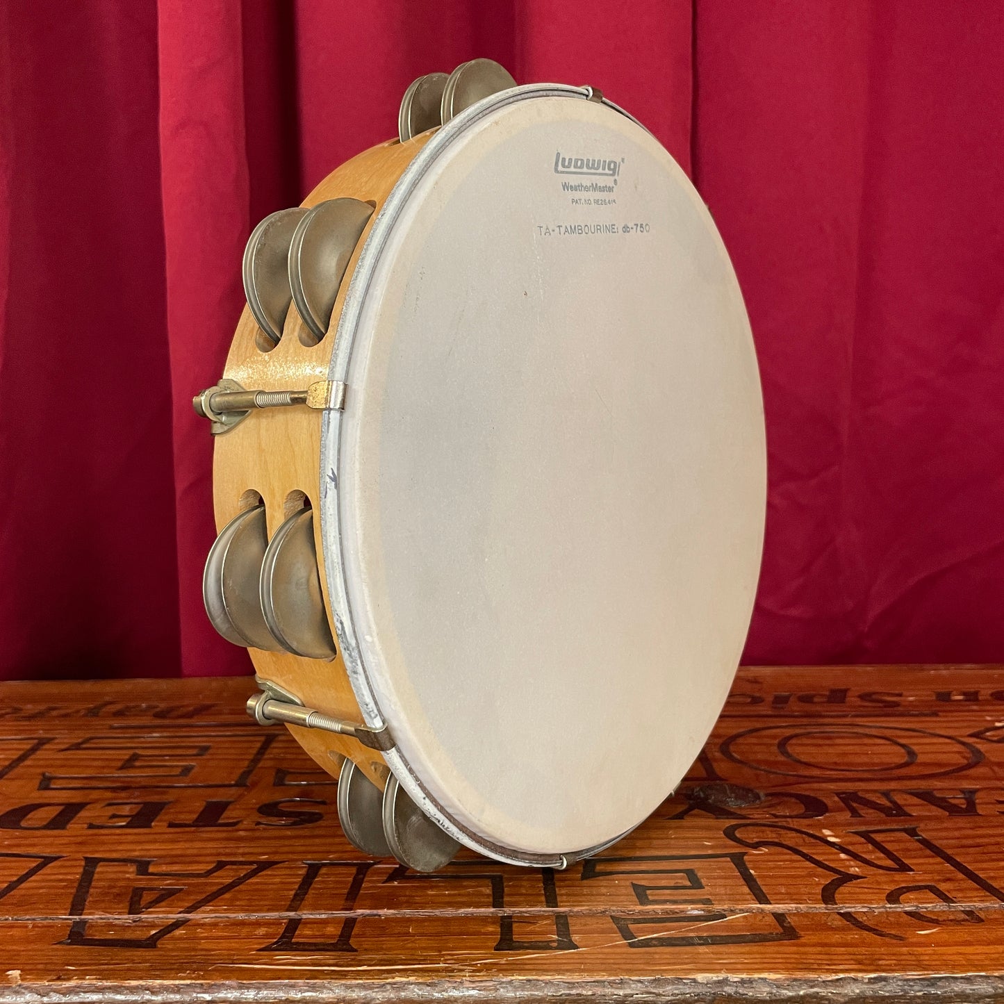 Ludwig 1970s 10" Tunable Double Row Tambourine