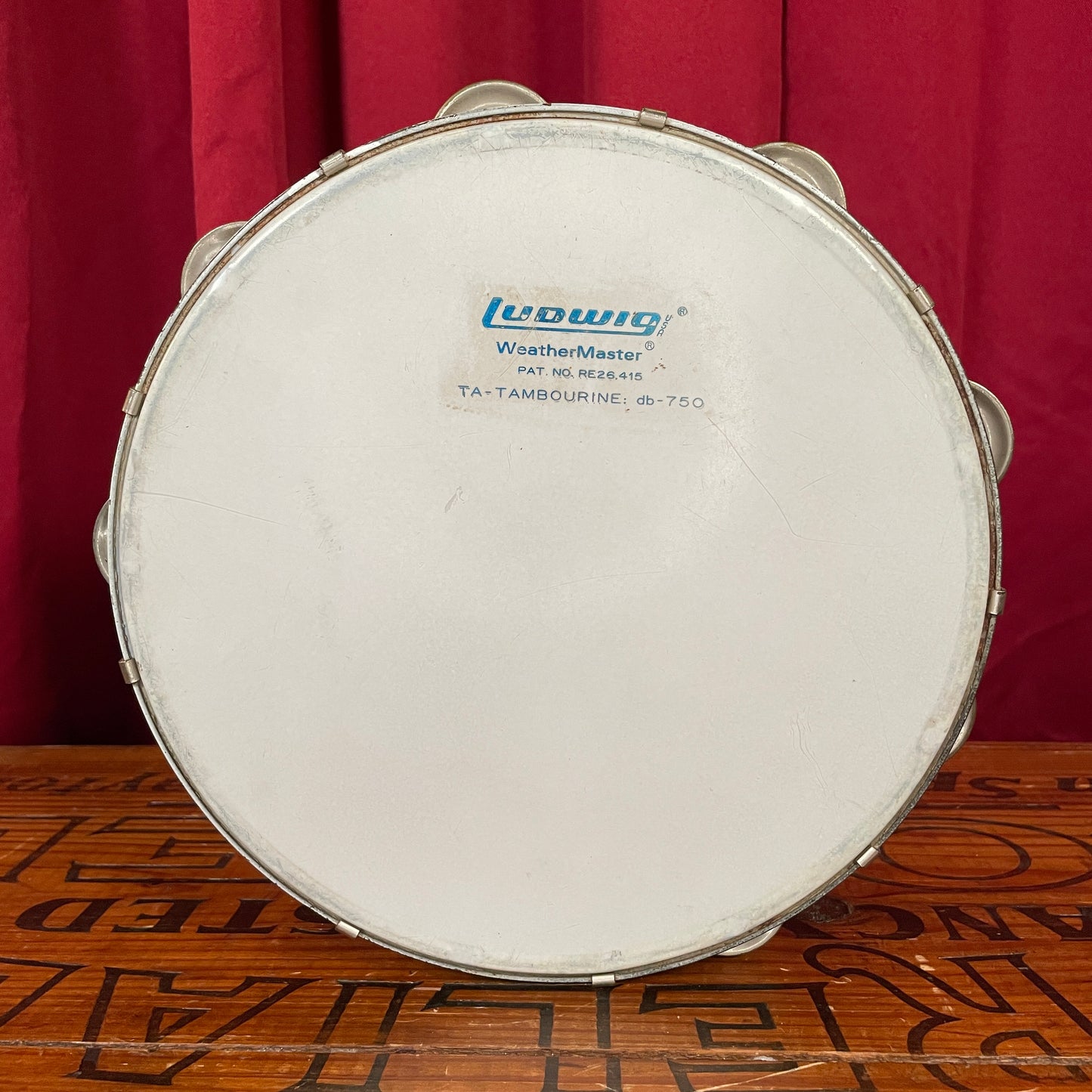 1960s Ludwig 10" Bronze Double Row Tunable Tambourine