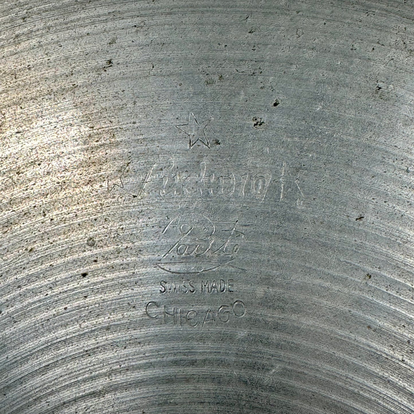 10" 1950s-60s Ludwig Paiste 3-Star Chicago Splash Cymbal 252g *Video Demo*