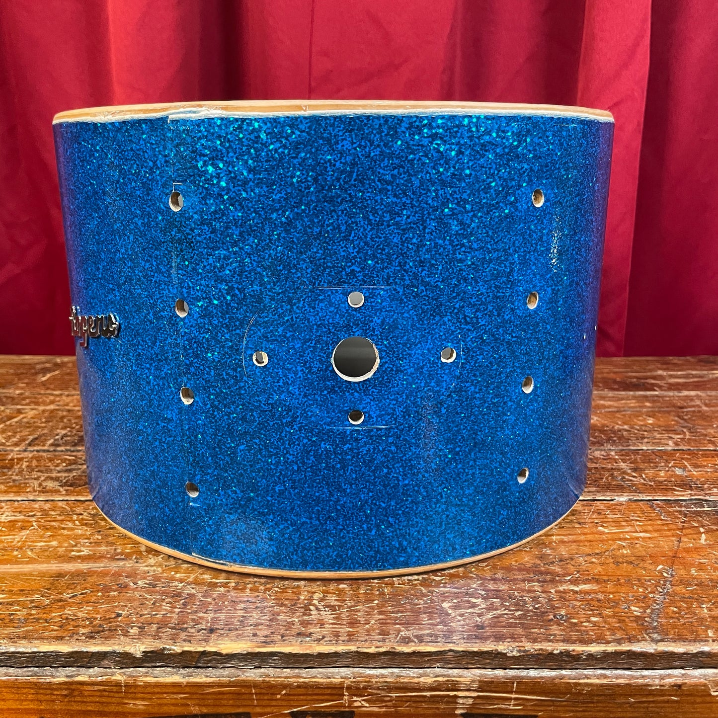 1960s Rogers Cleveland Holiday 8x12 Tom Shell Blue Sparkle Beavertail